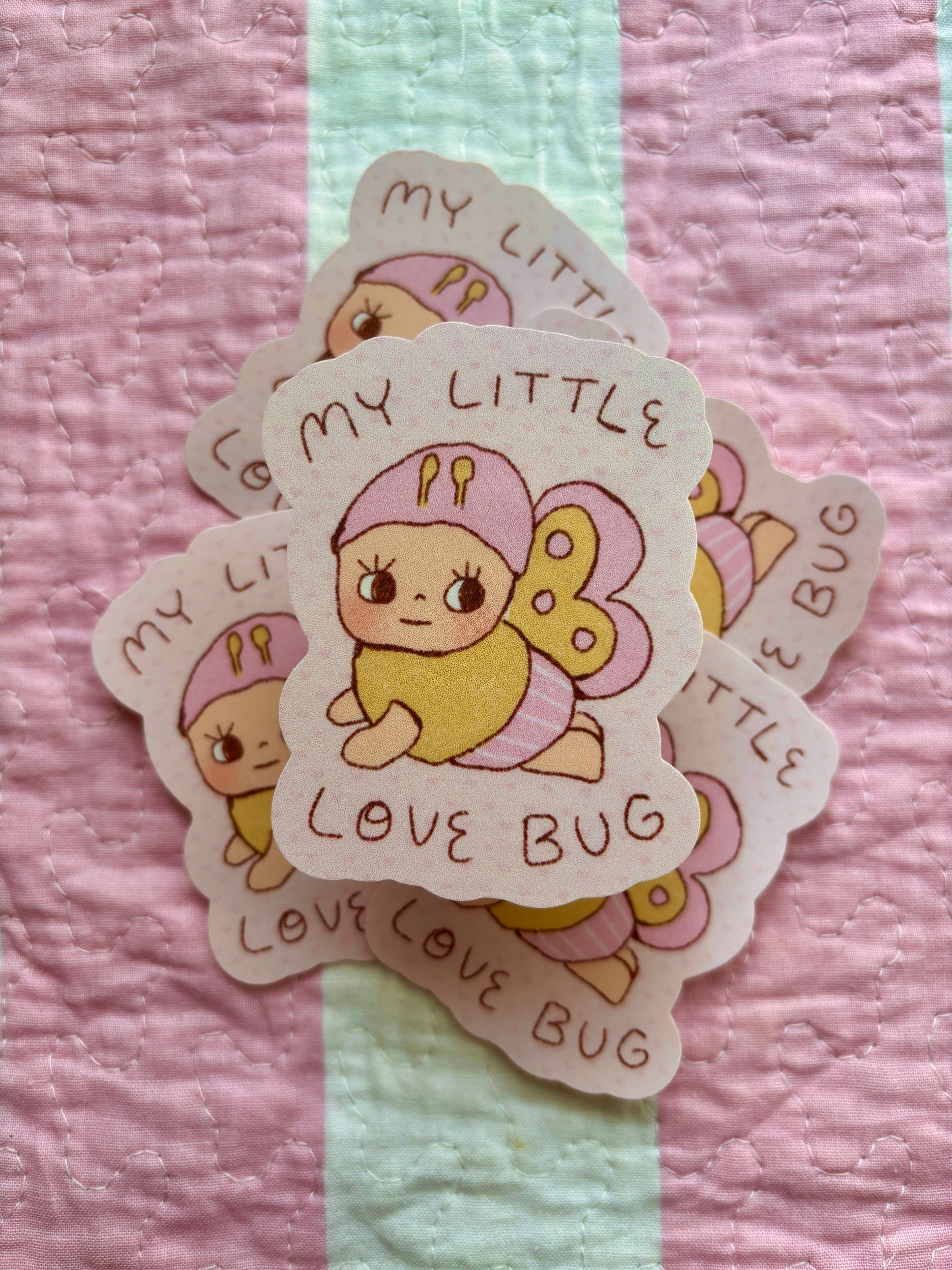 little love bug sticker