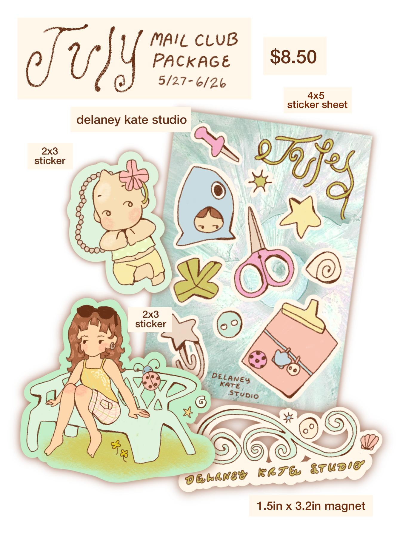 snail mail package +.o