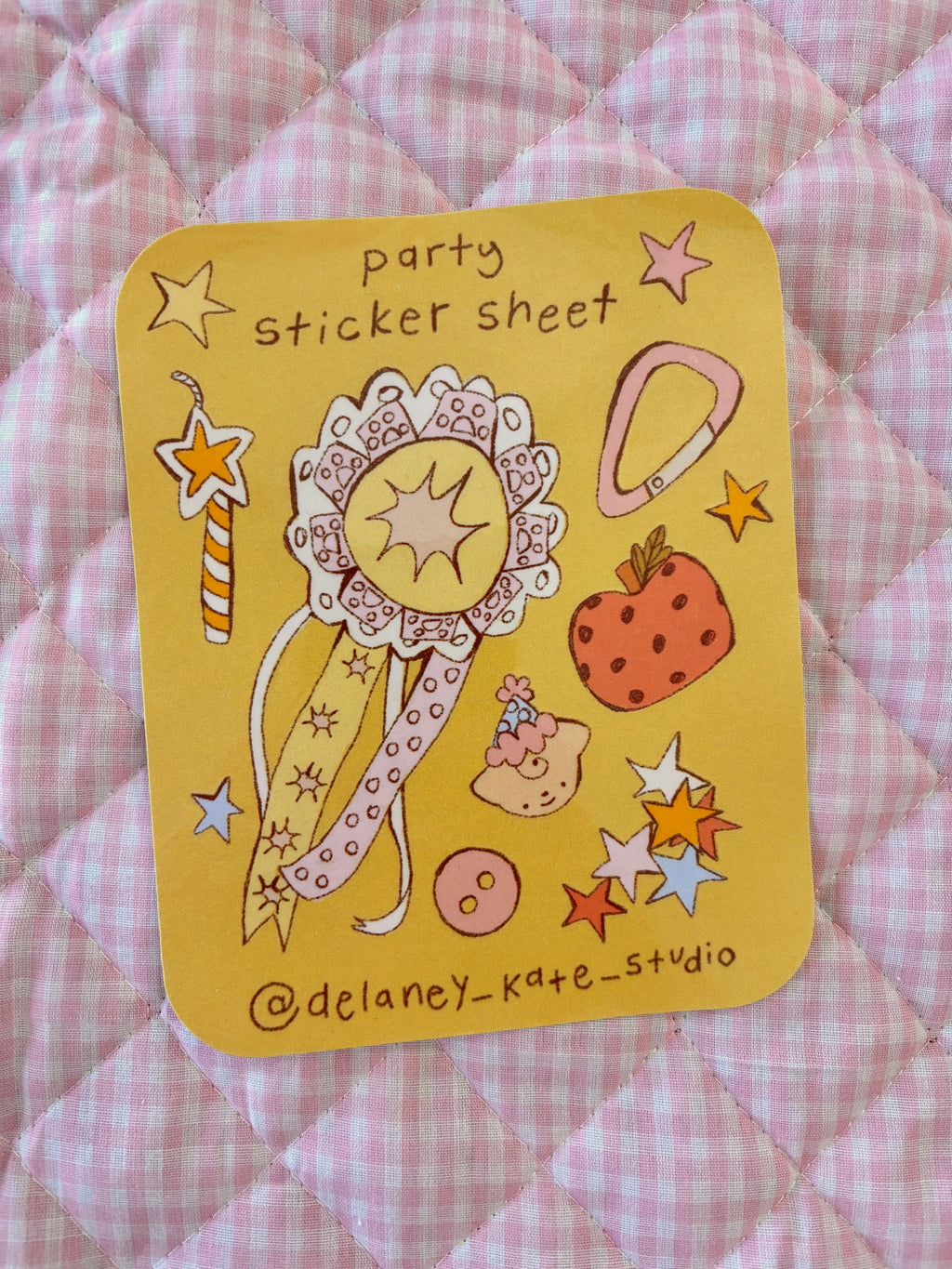 party sticker sheet