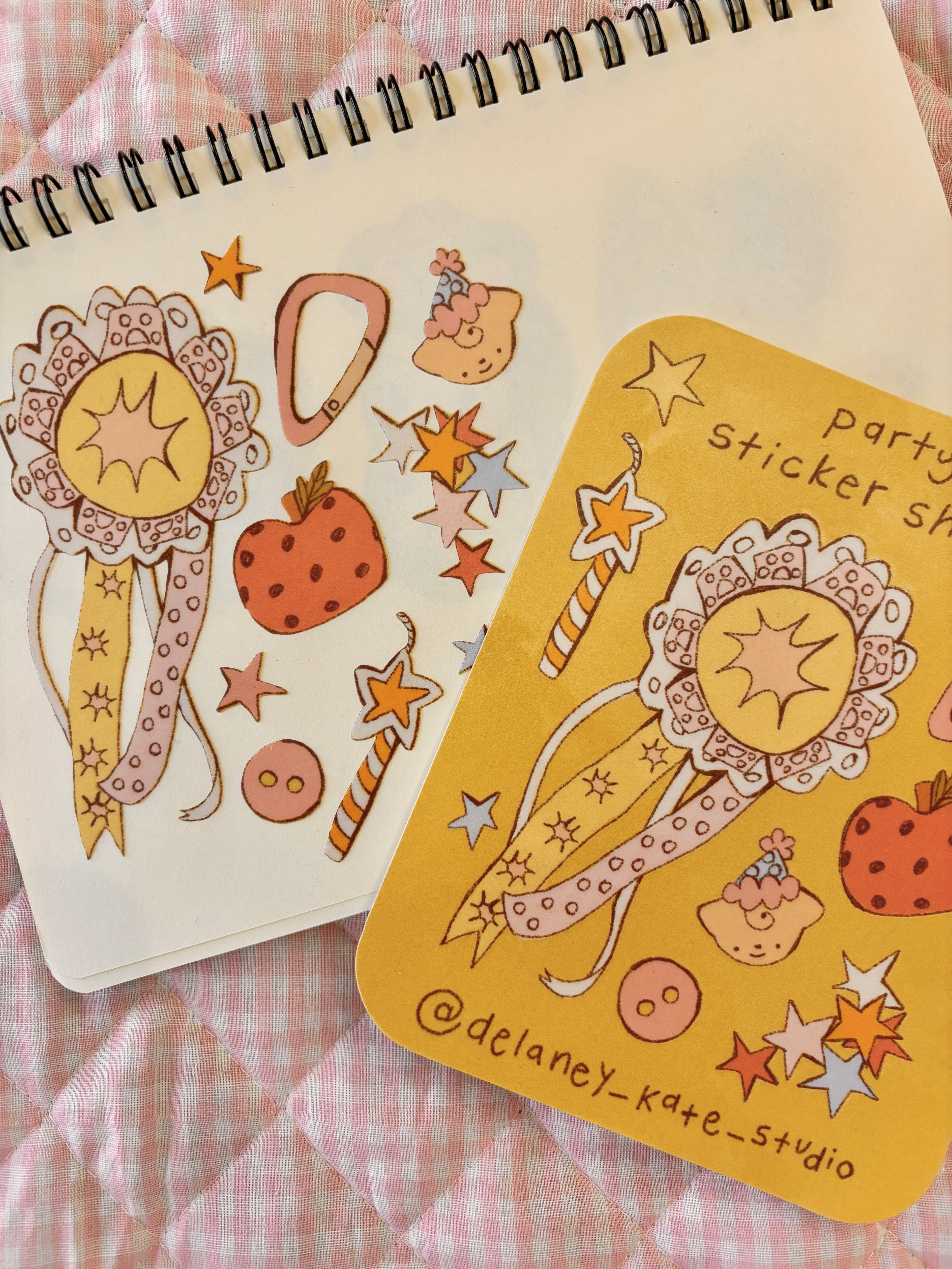 party sticker sheet