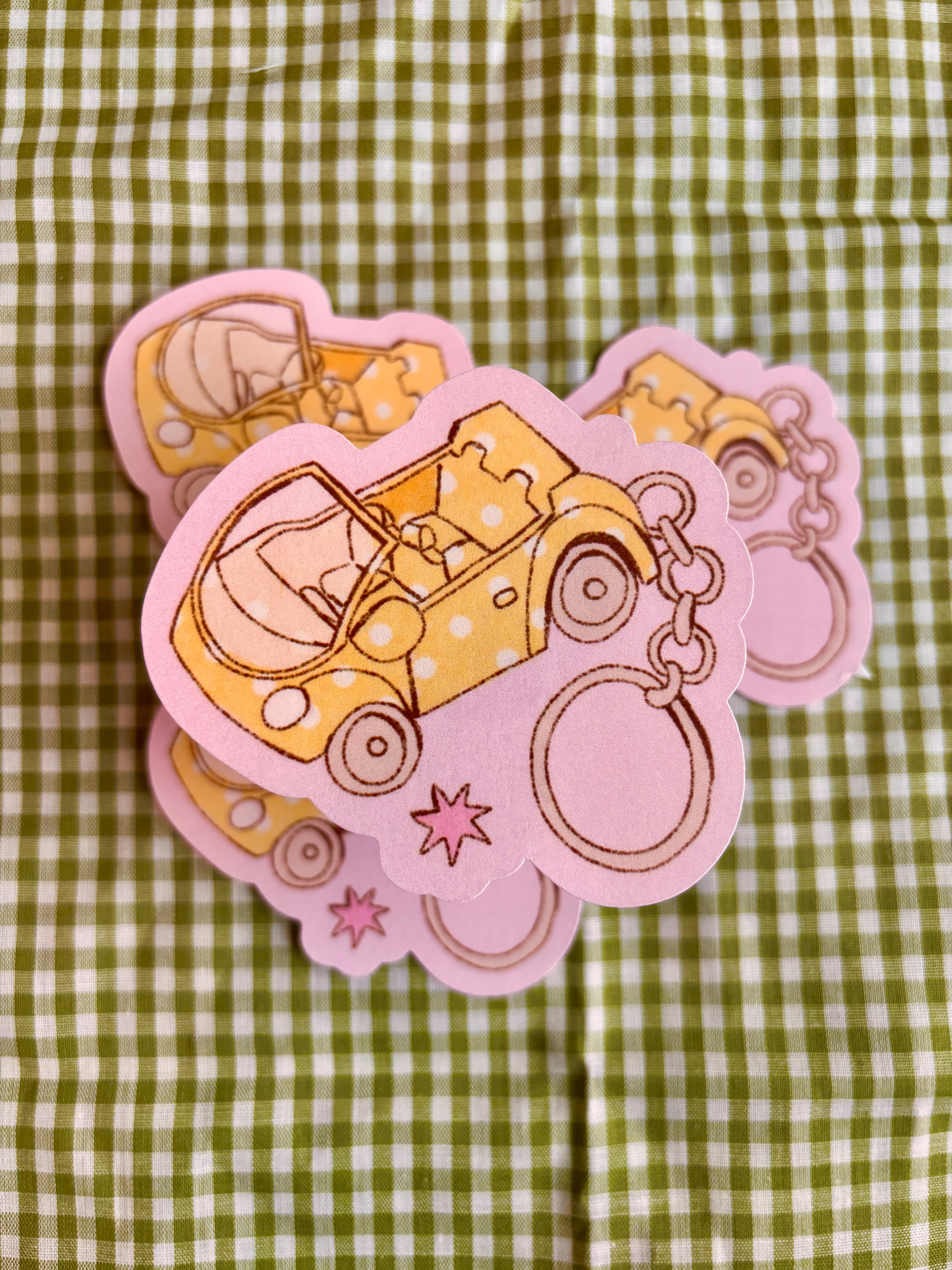 yellow buggy sticker