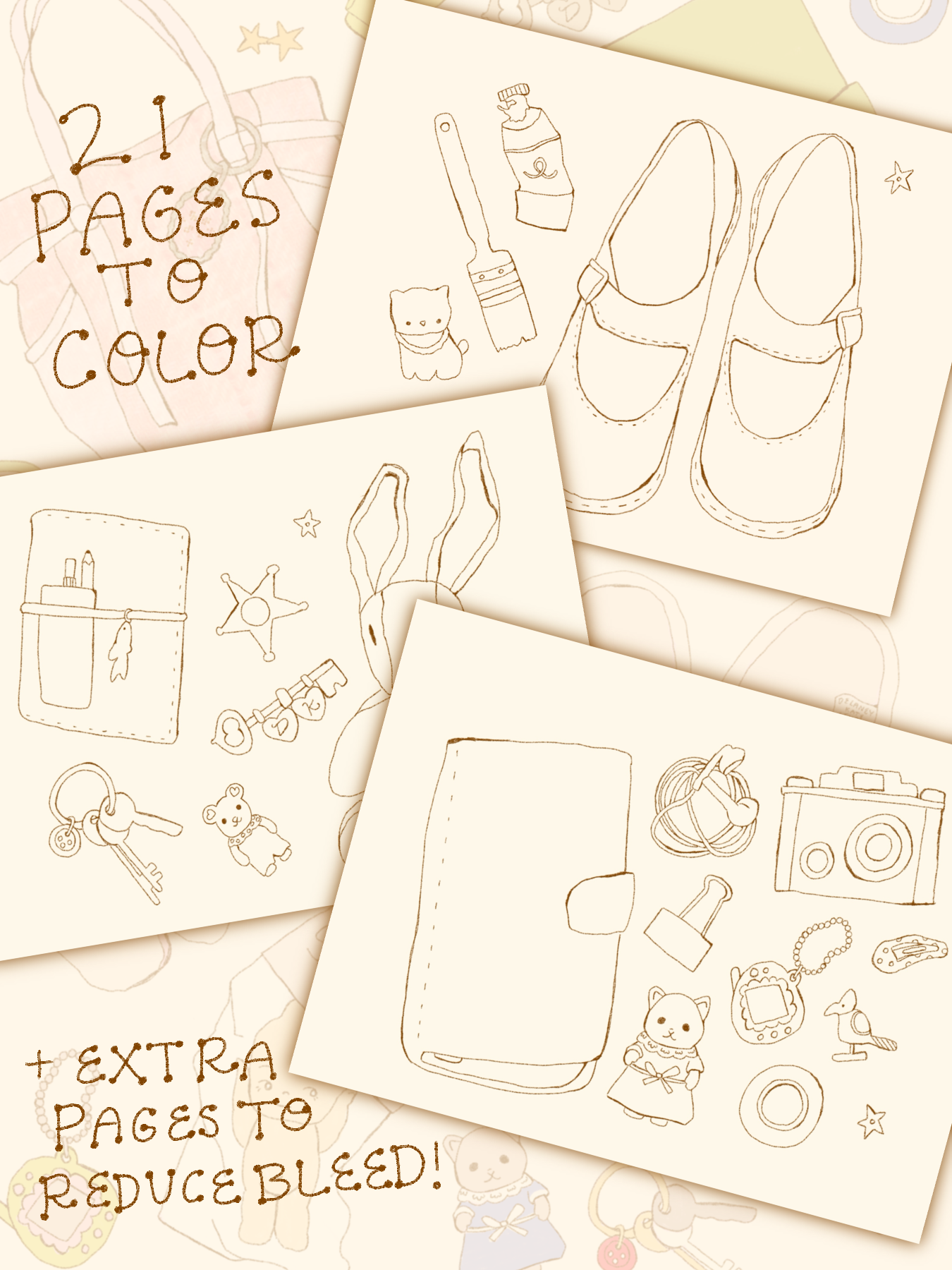clutter the coloring book
