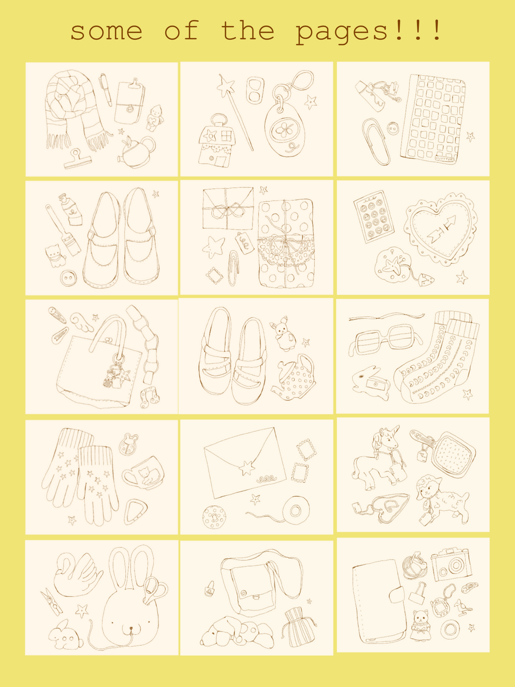 clutter the coloring book
