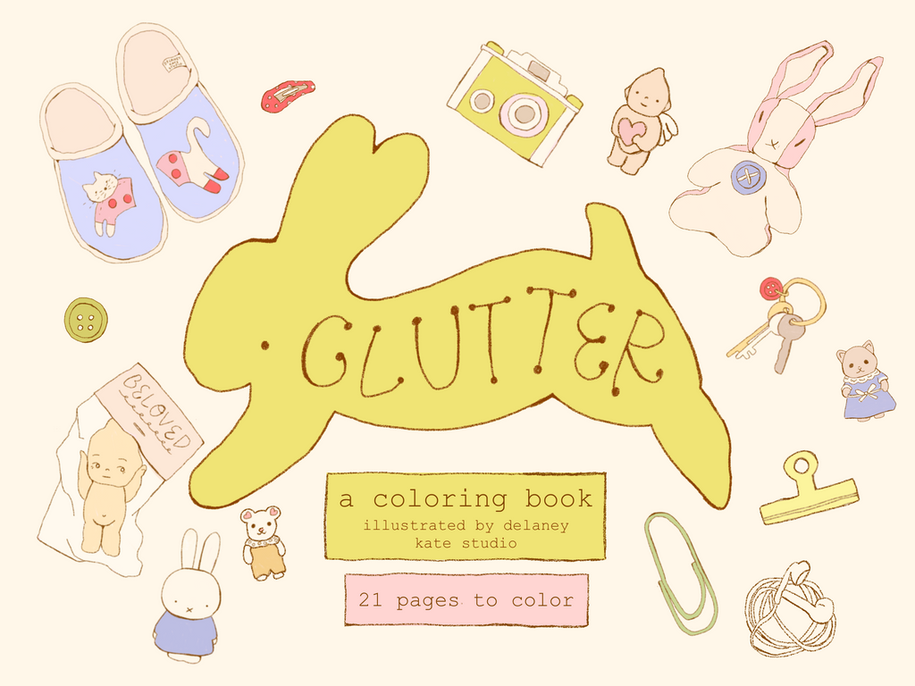 clutter the coloring book