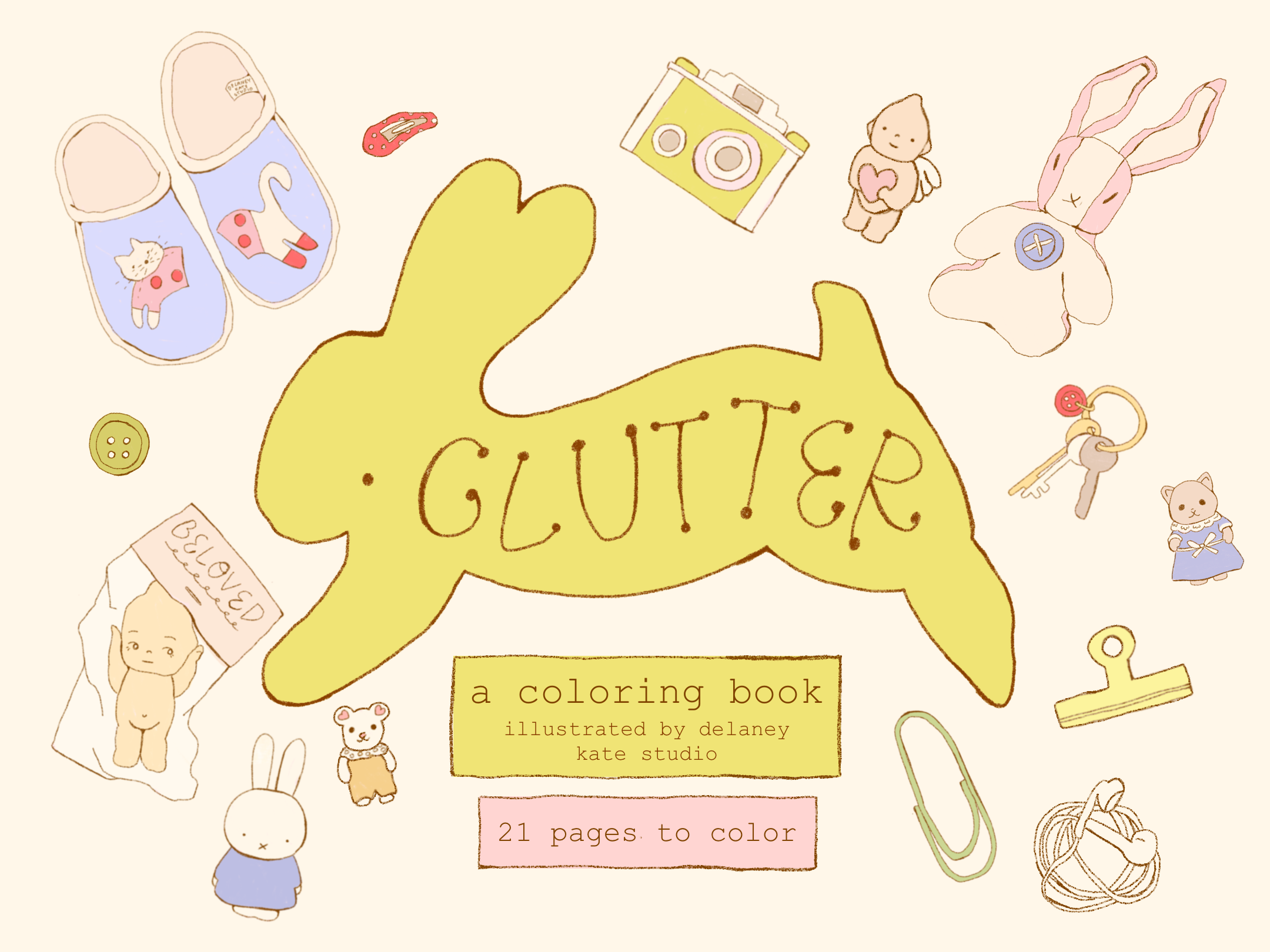 clutter the coloring book