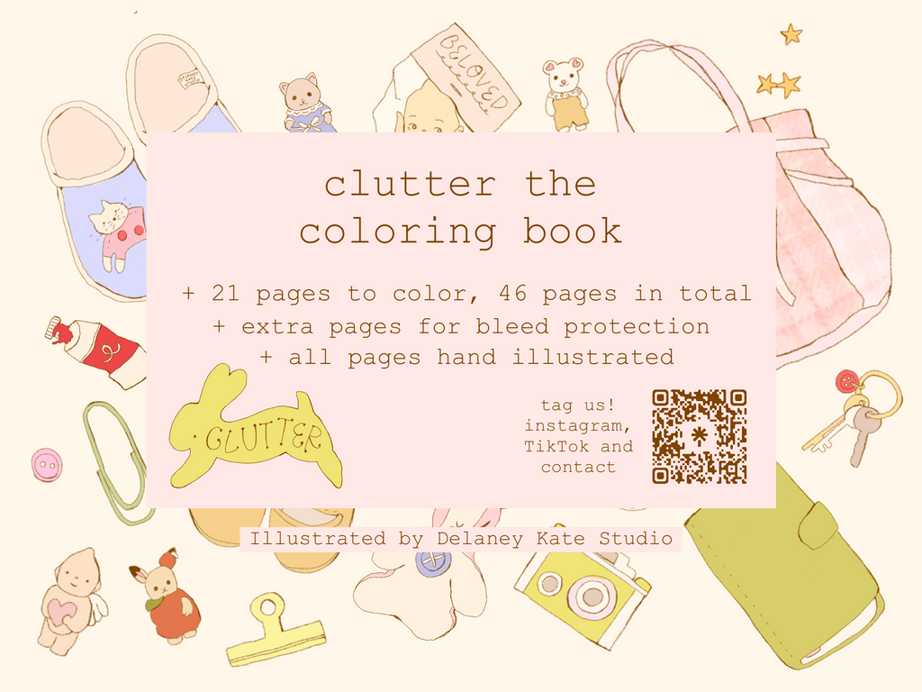 clutter the coloring book