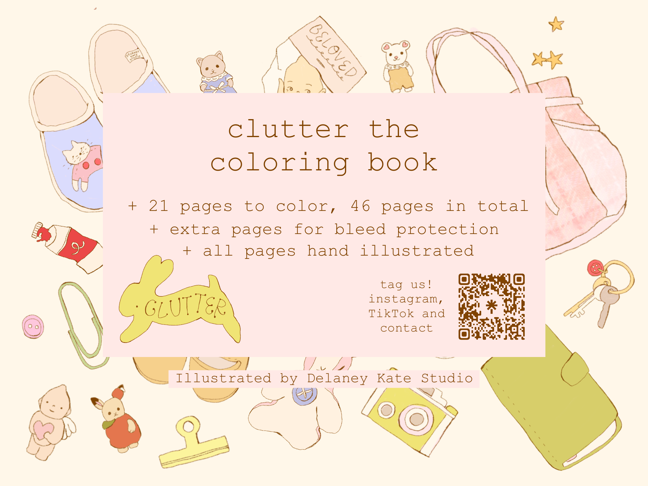 clutter the coloring book