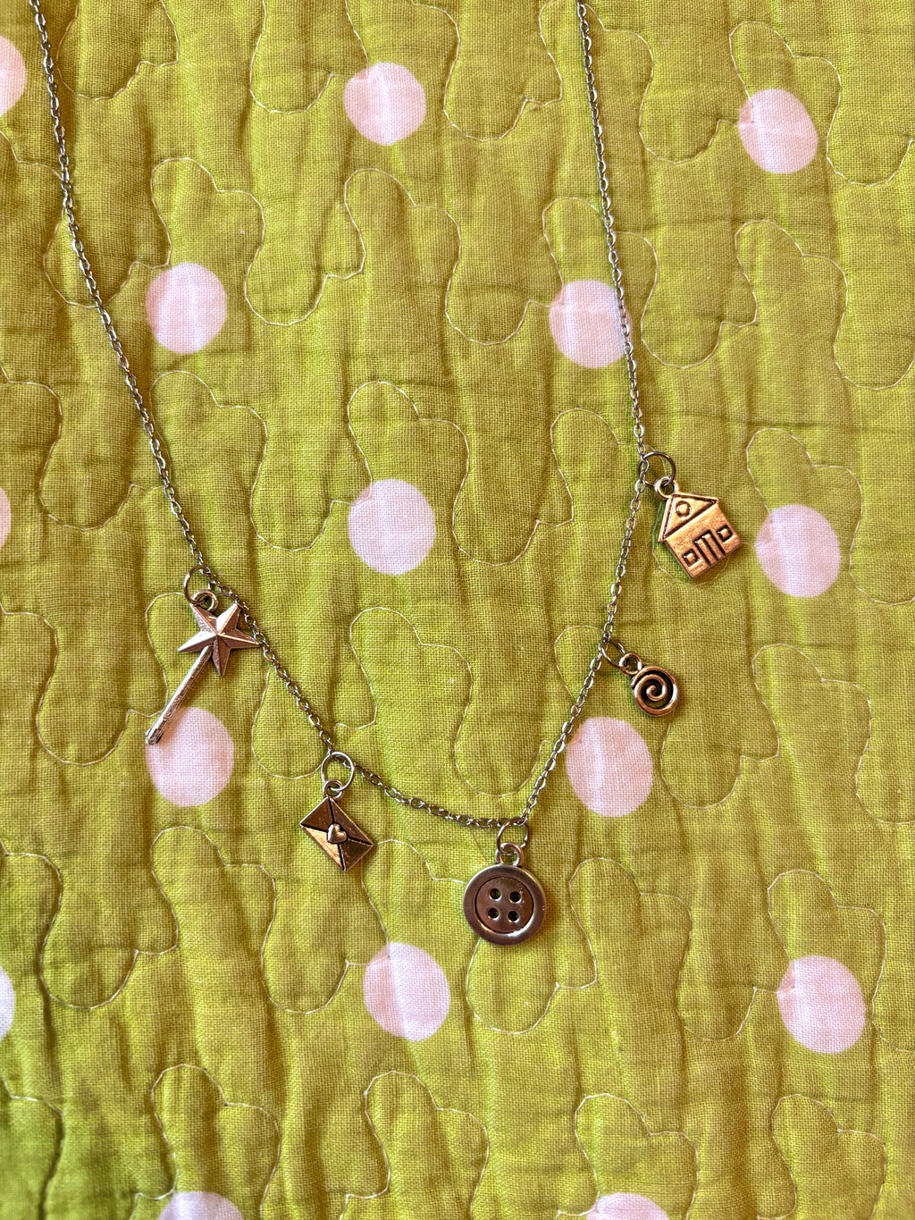 snail mail charm necklace