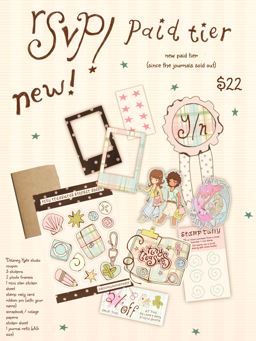 paid tier rsvp - tiny treasures the event