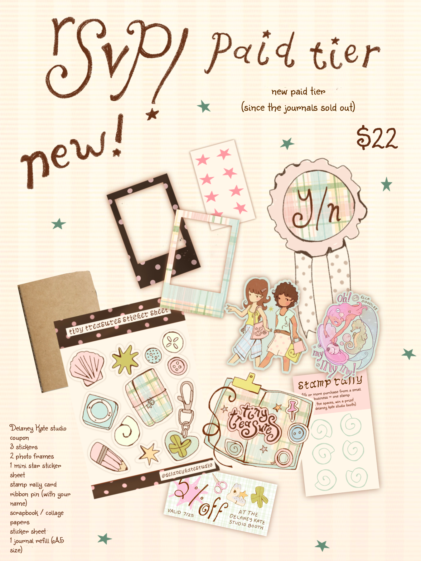 paid tier rsvp - tiny treasures the event